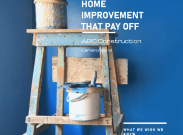 home improvement that pay off | top home improvement projects that increase ROI