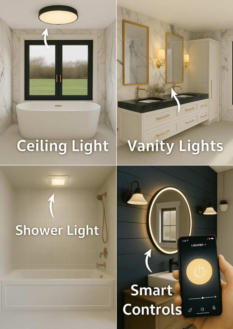 Best Lighting Setup for Every Bathroom - ABC Construction