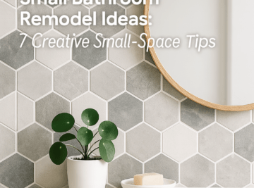 Small Bathroom Remodel Ideas 7 Creative Small Space Tips