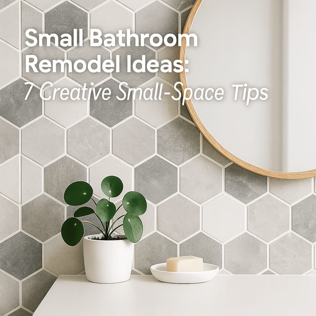 Small Bathroom Remodel Ideas 7 Creative Small Space Tips